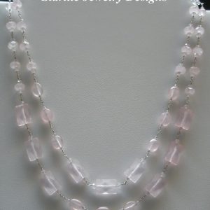 Rose Quartz Beaded Bracelet 8mm