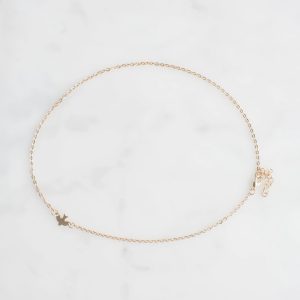 Layered Chain Crystal Necklace
